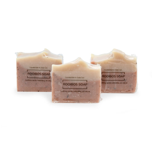 Natural Handmade Soap – Rooibos (Soothing & Gentle Exfoliating Bar)