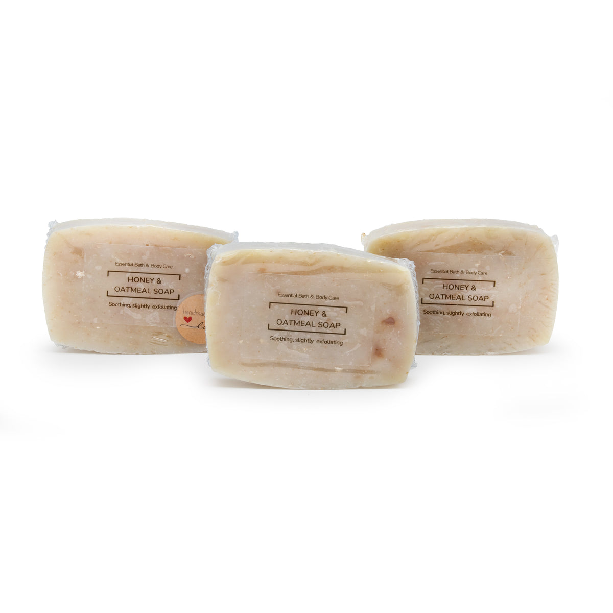Natural Handmade Soap – Honey & Oatmeal (Gentle Skin Nourishing Bar)