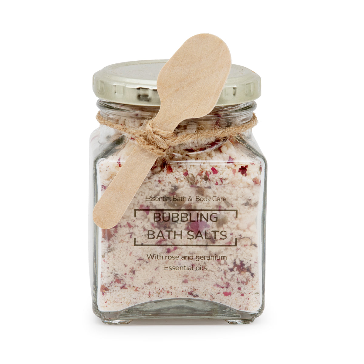 Rose Bubble Bath Salts – Relaxing Muscle Soak