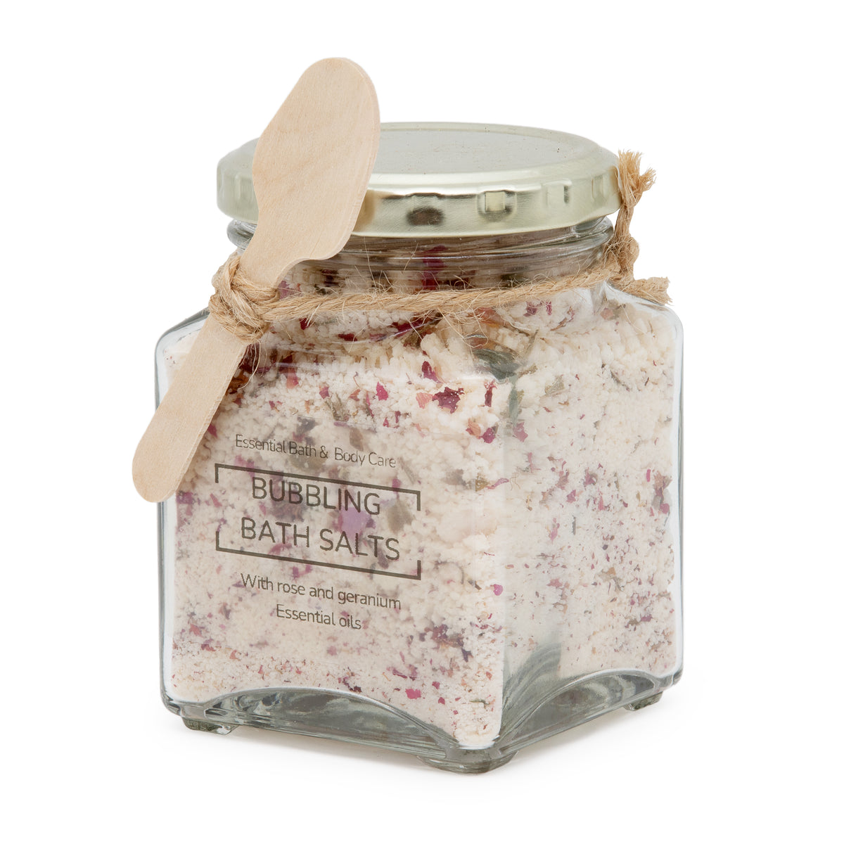 Rose Bubble Bath Salts – Relaxing Muscle Soak
