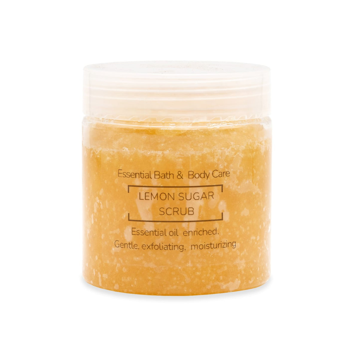 Natural Lemon Sugar Body Scrub – Exfoliating & Moisturizing